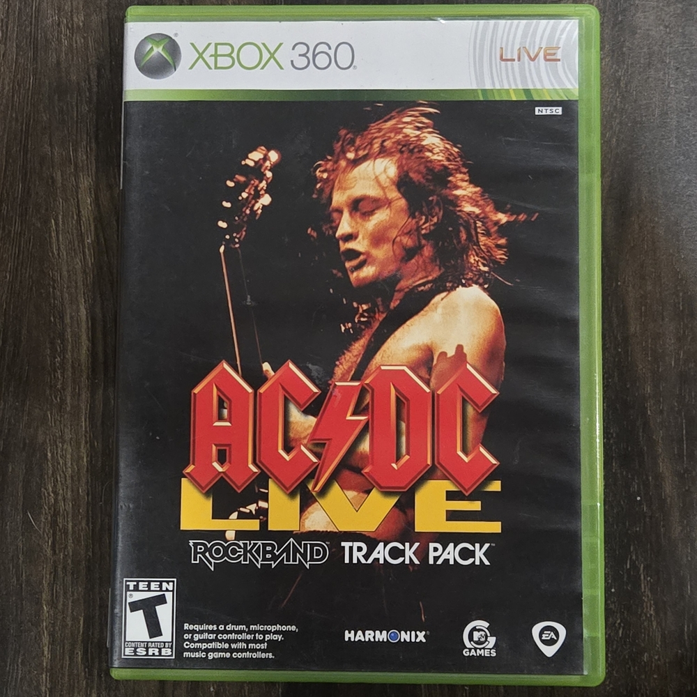 AC/DC Live Rock Band Track Pack for Xbox 360 - Black and Red